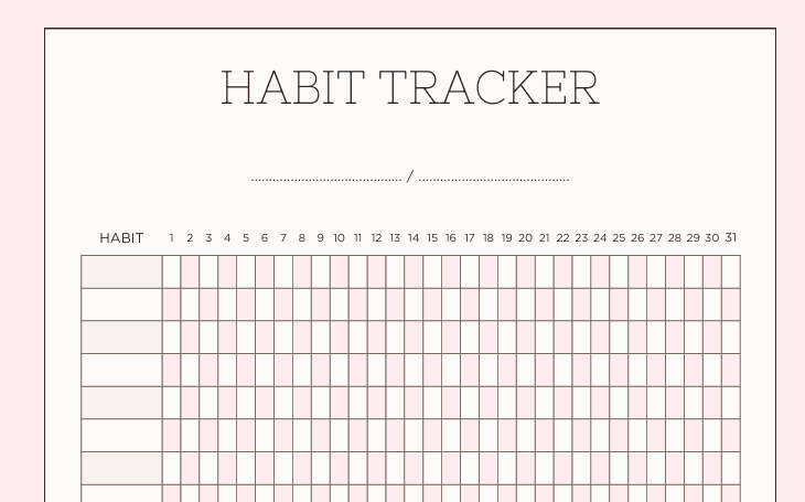 30-Day Habit Tracker
