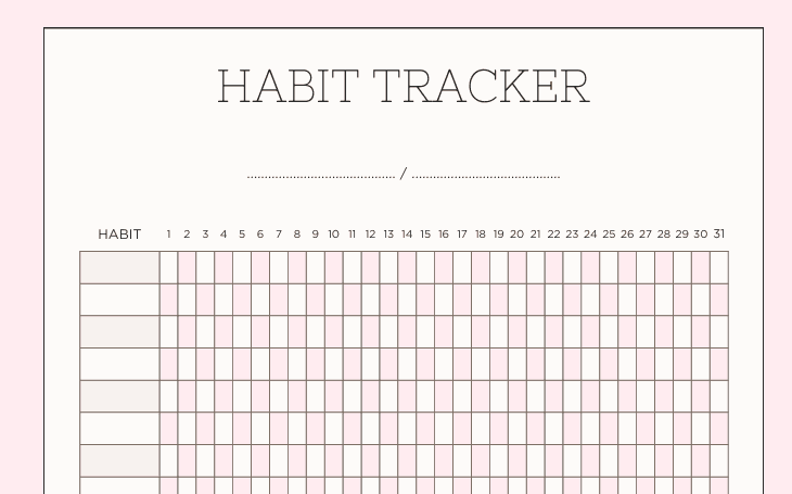 30-Day Habit Tracker